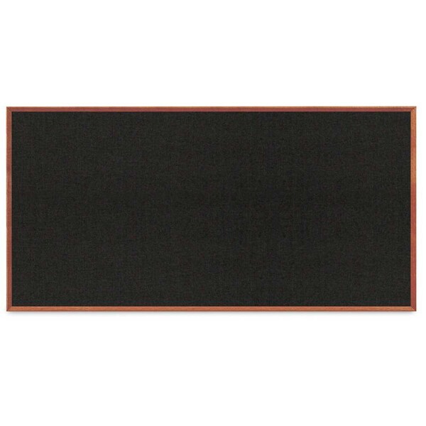 48"x36" 2-Door Enclosed Outdoor Letterboard, Hdr, Blue Felt/Bronze